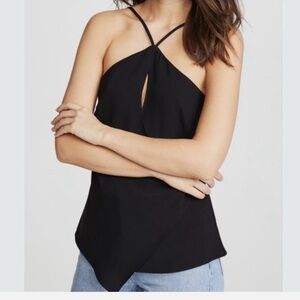 Amanda Uprichard Black Halter top